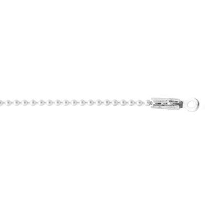 1mm Ball Chain Silver Plate - Goody Beads