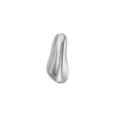 Swarovski® 14mm Light Grey Crystal Baroque Elongated Pearl - Style 5844 - Goody Beads