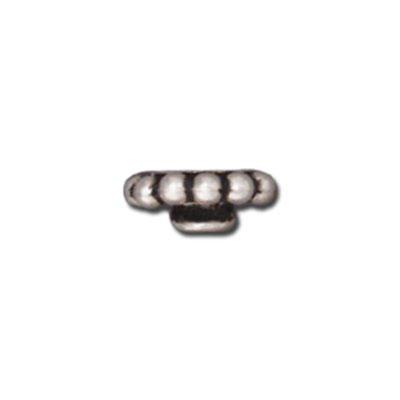 8mm Antique Silver Bead Aligner by TierraCast - Goody Beads