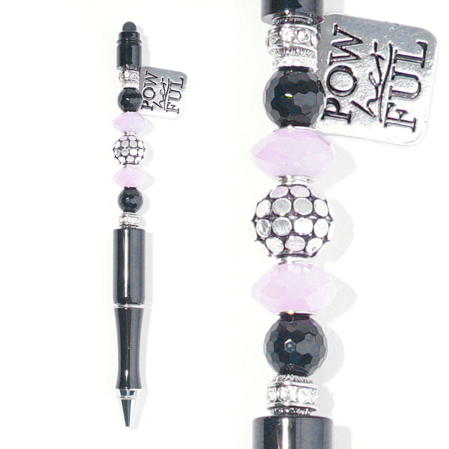 PowHERful Glamour Girl Bead Pen Kit - Pen Not Included - Goody Beads