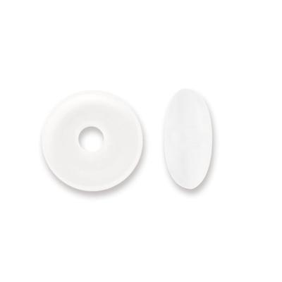 2mm White Rondelle Bead Bumpers from Beadalon - Goody Beads