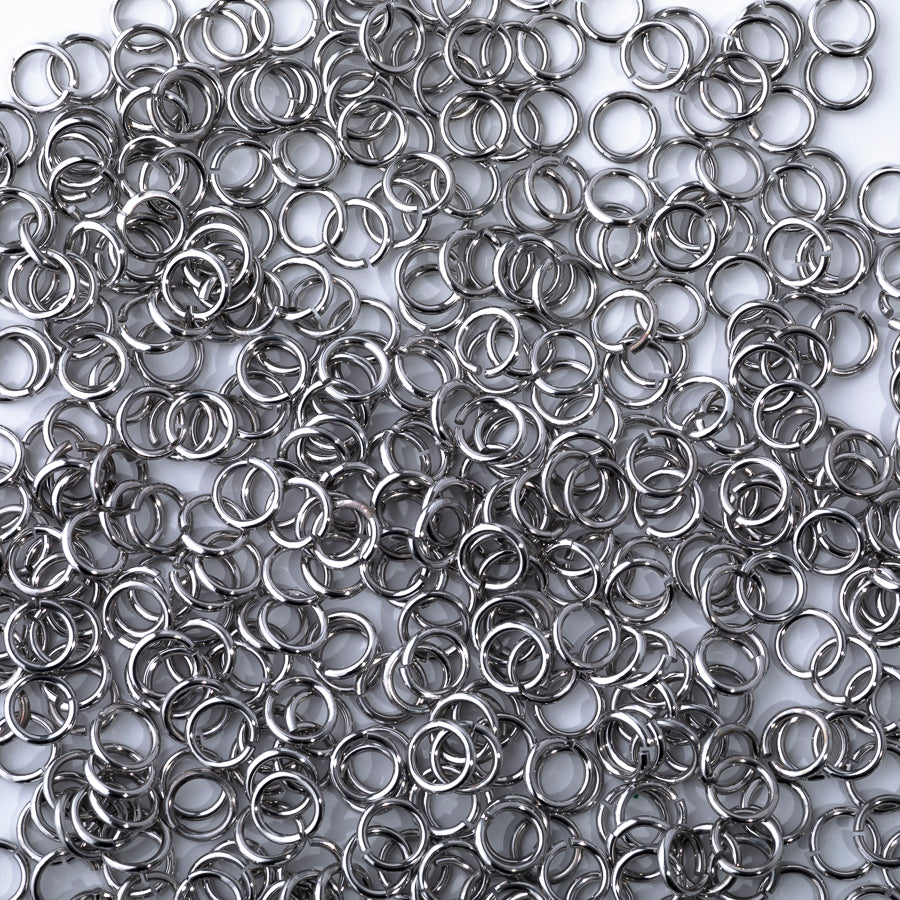 18 Gauge Bright Aluminum Jump Rings by Weave Got Maille 4mm GoodyBeads