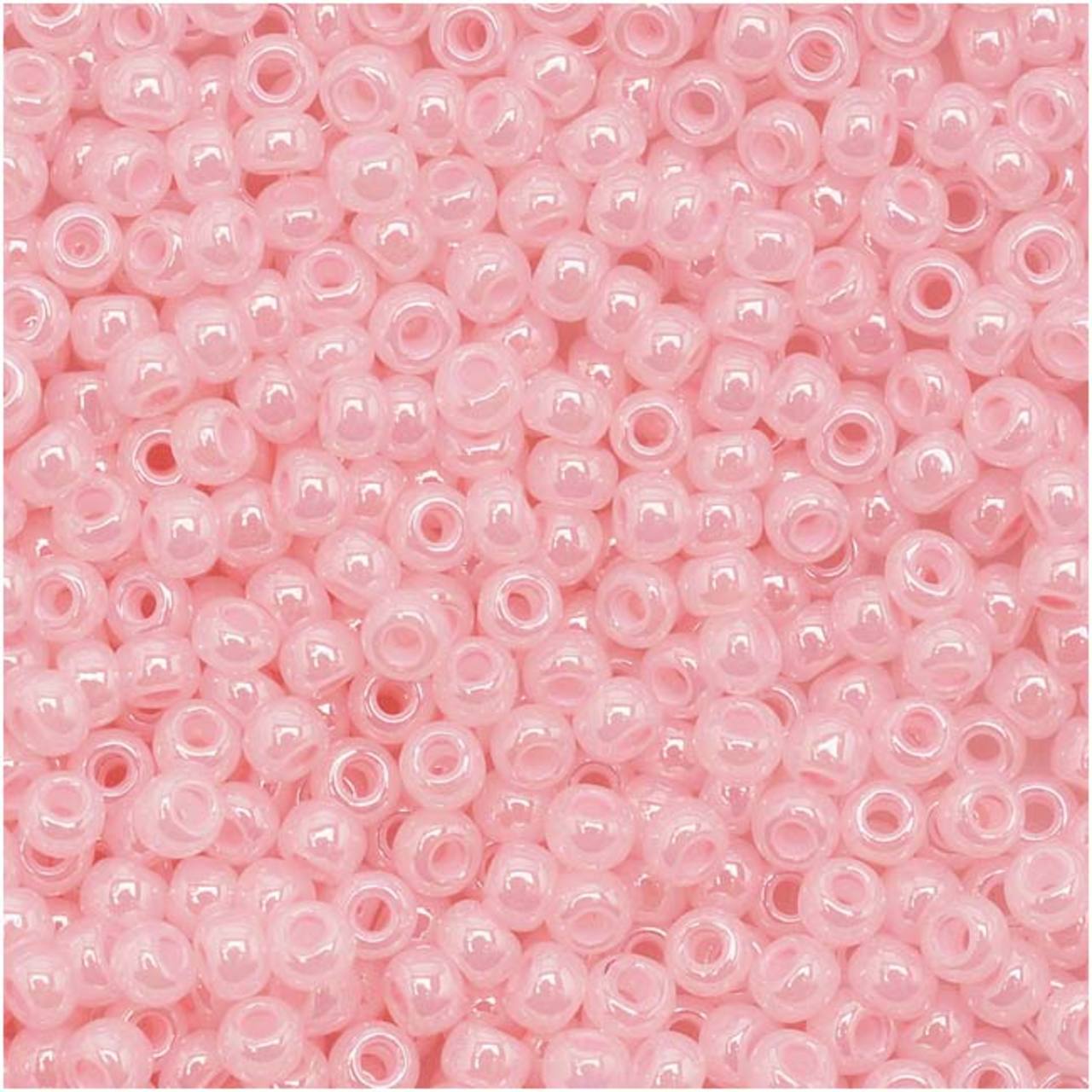 TOHO Bead Round 11/0 Ceylon Baby Pink, 2.5-Inch Tube