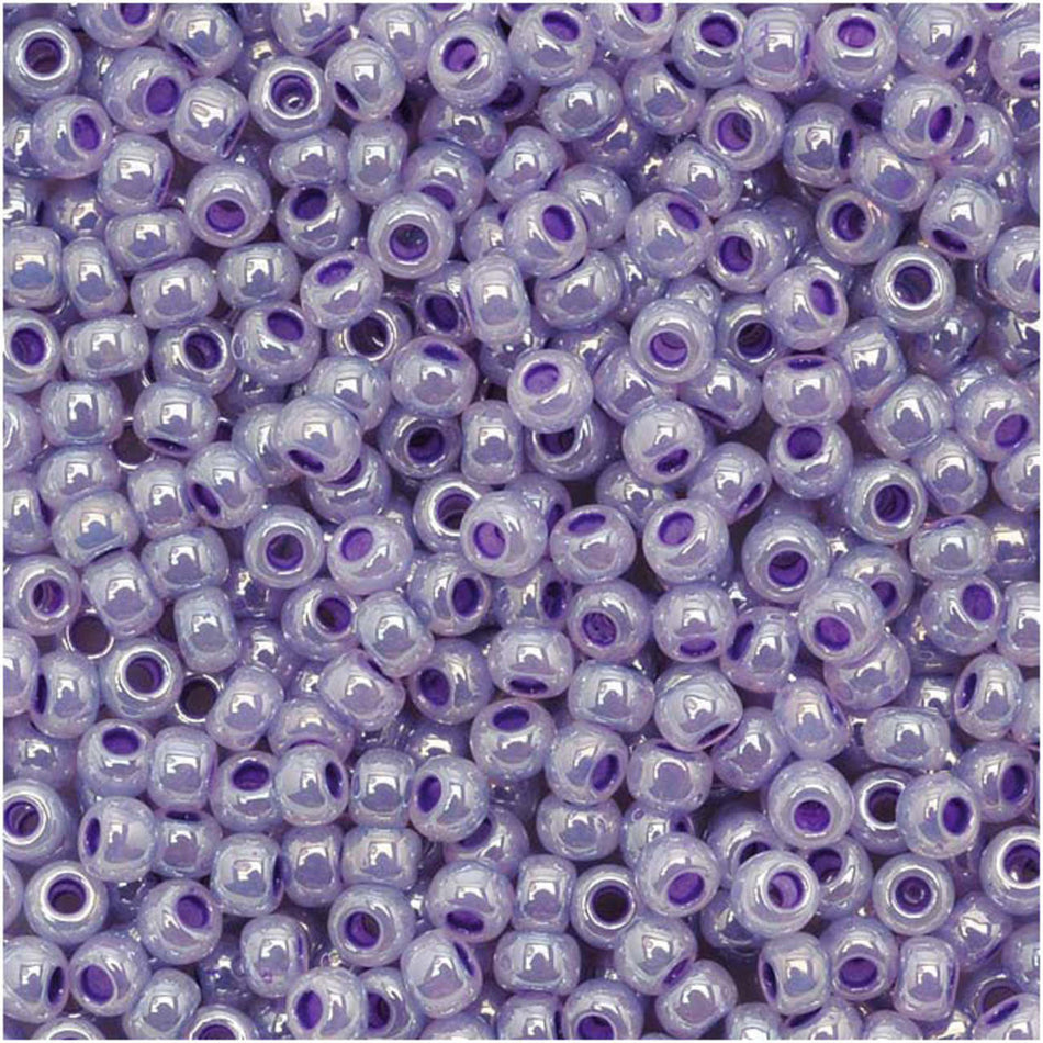 TOHO Bead Round 11/0 Ceylon Lavender, 2.5-Inch Tube