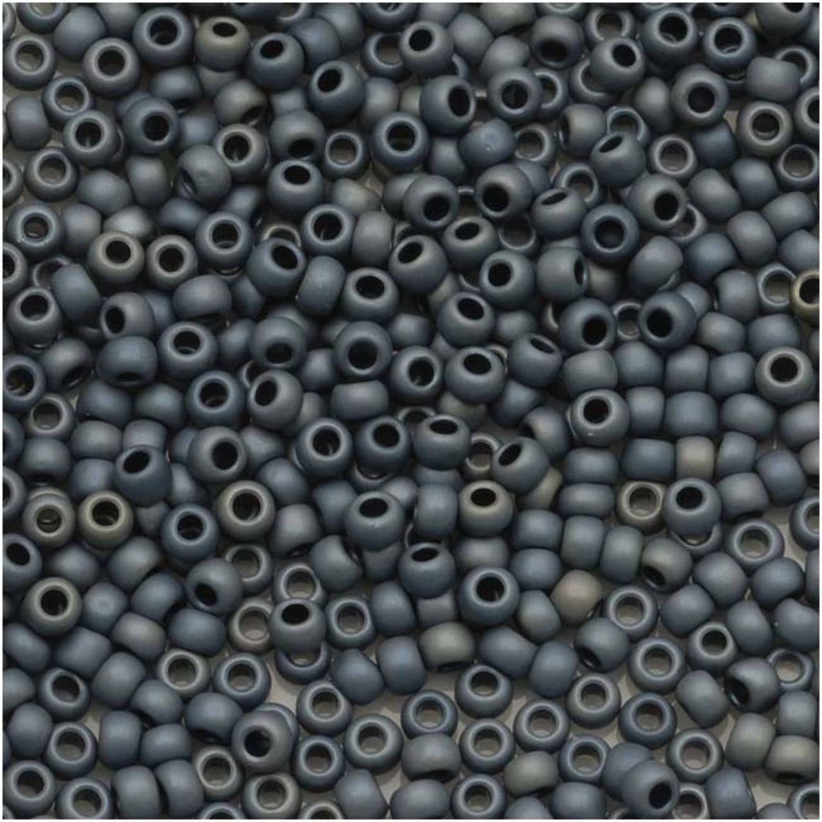 TOHO Bead Round 11/0 Matte Opaque Slate Blue, 2.5-Inch Tube