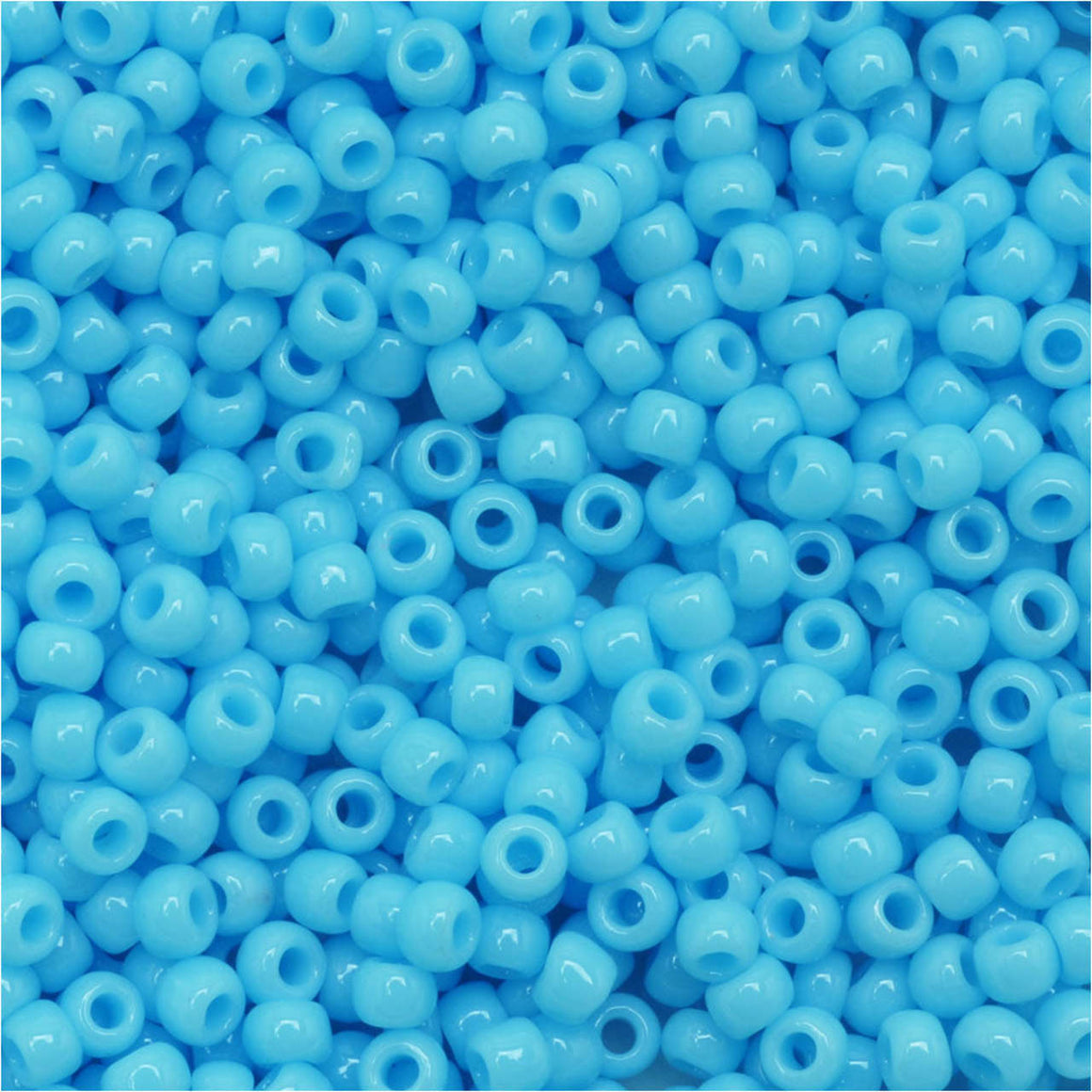 TOHO Bead Round 11/0 Opaque Spring Sky Blue, 2.5-Inch Tube