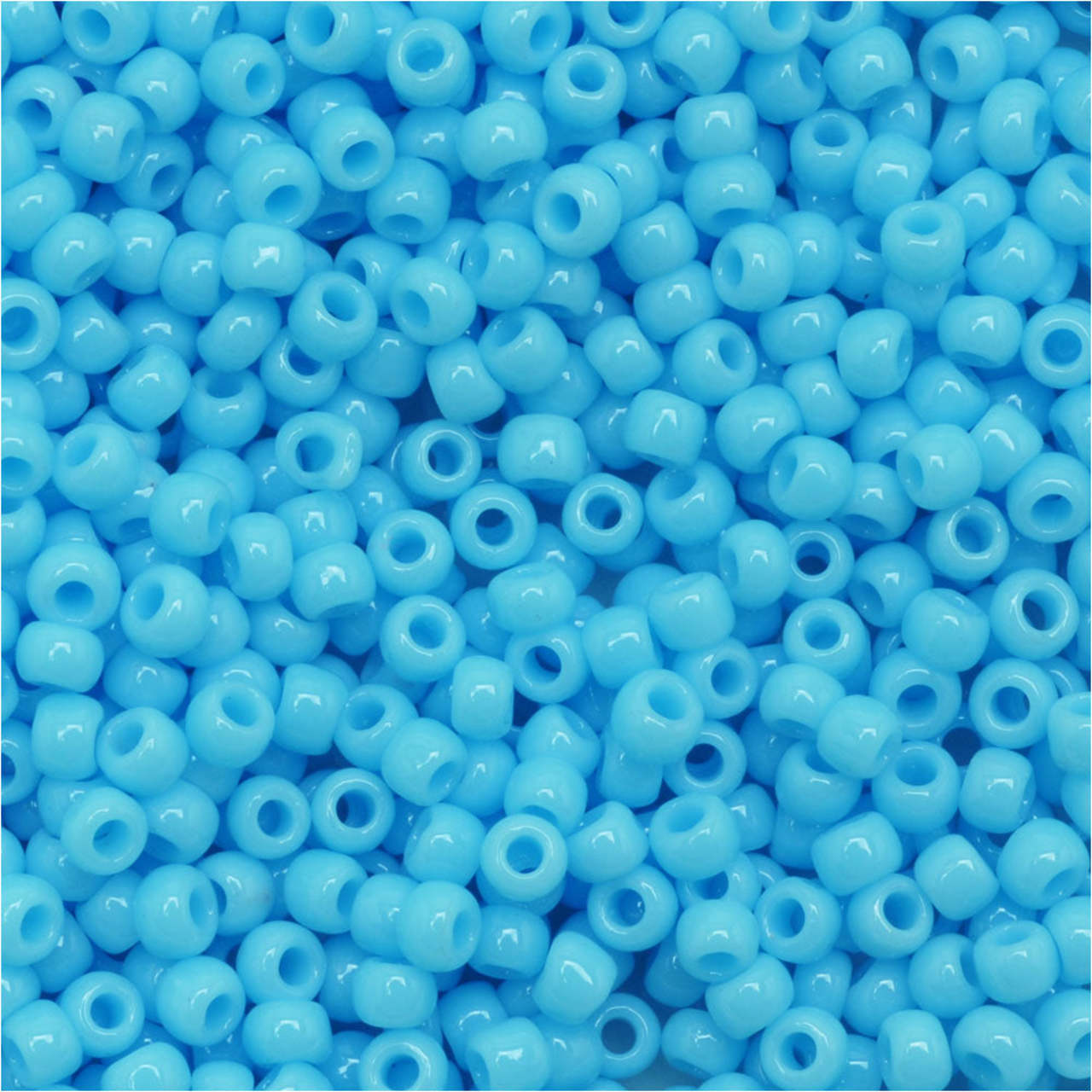 TOHO Bead Round 11/0 Opaque Spring Sky Blue, 2.5-Inch Tube