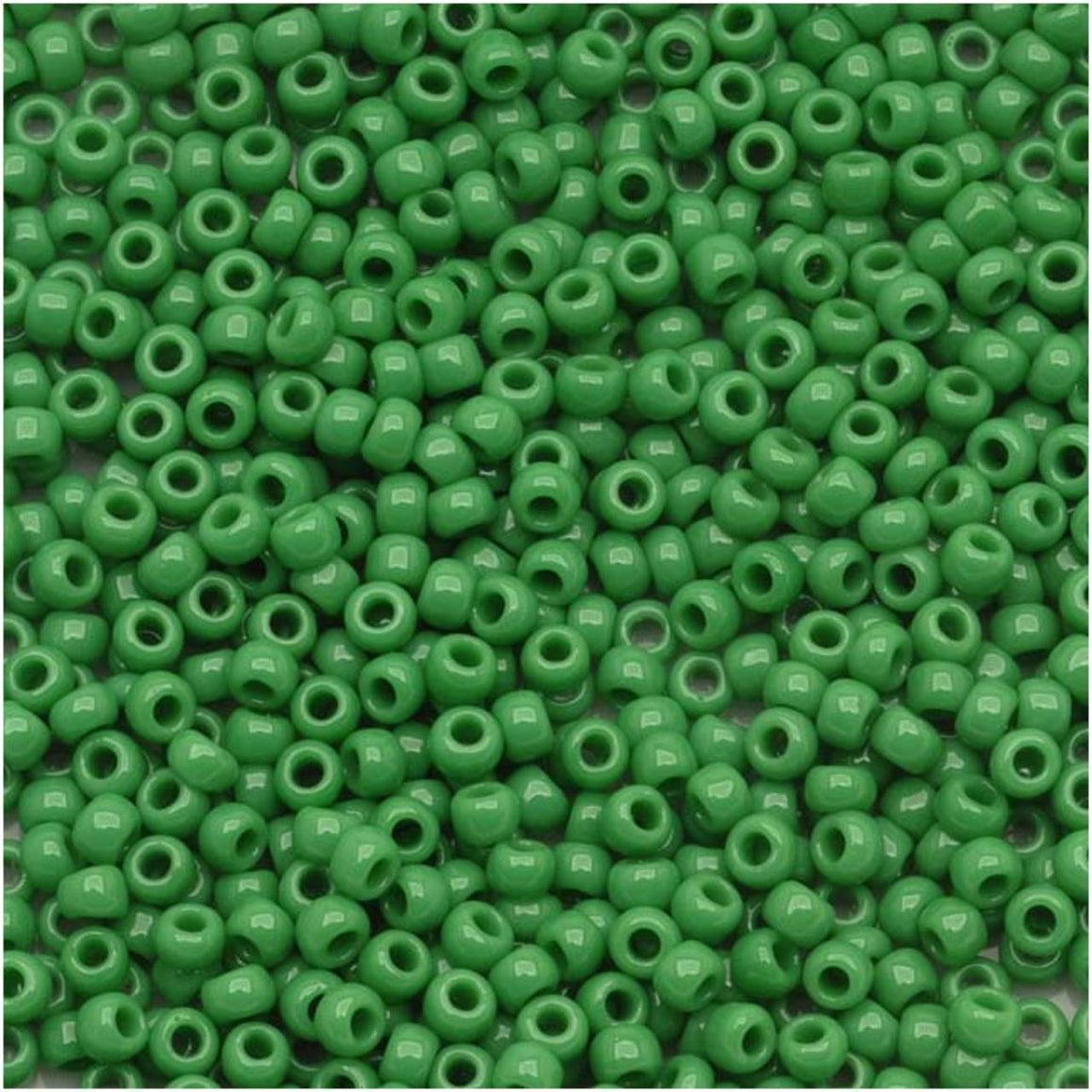 TOHO Bead Round 11/0 Opaque Shamrock, 2.5-Inch Tube