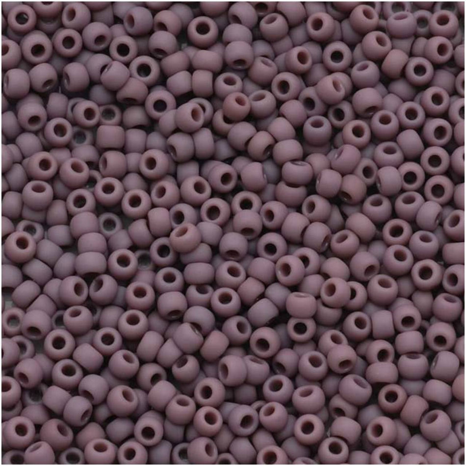 TOHO Bead Round 11/0 Matte Opaque Lavender, 2.5-Inch Tube