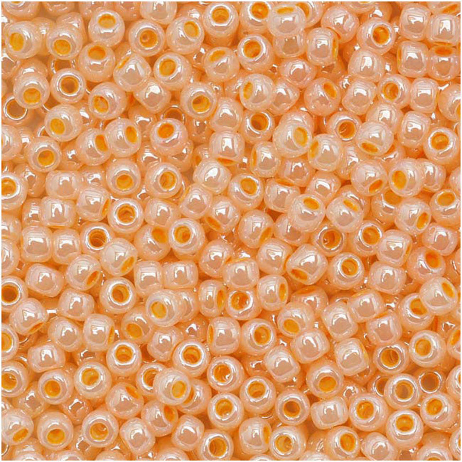 TOHO Bead Round 11/0 Ceylon Apricot, 2.5-Inch Tube