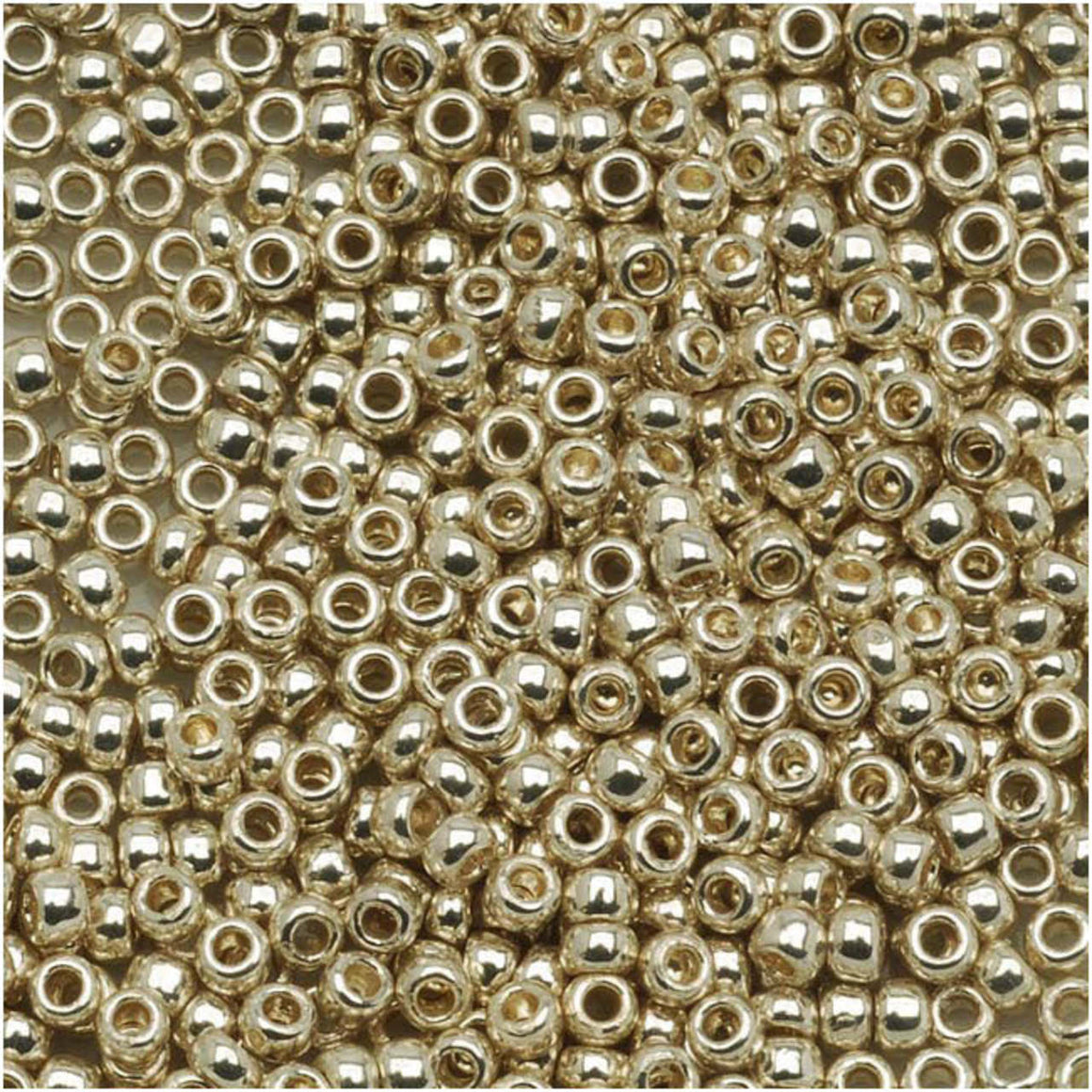 TOHO Bead Round 11/0 Galvanized Aluminum PermaFinish 2.5-Inch Tube