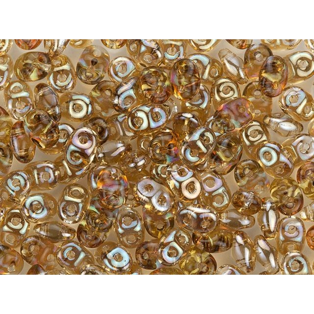 SuperDuo 2 x 5mm 2-Hole Crystal Celsian Seed Bead 2.5-Inch Tube