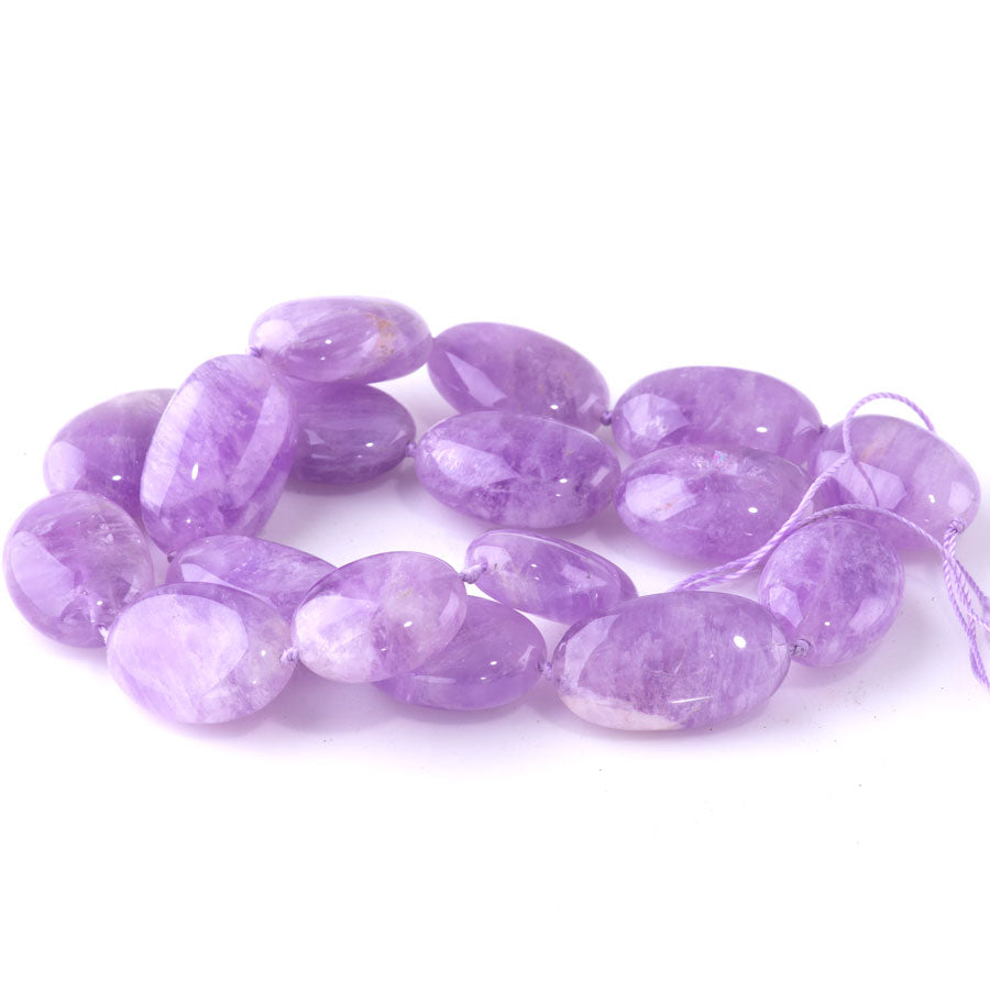 Lavender Amethyst 15x20-25mm Nugget - 15-16 Inch