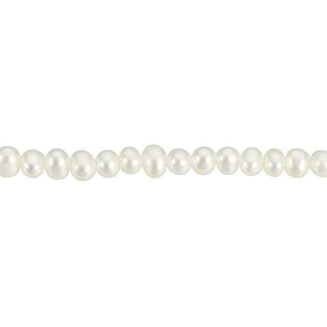 2.5-3mm White Round Freshwater Pearl Strand