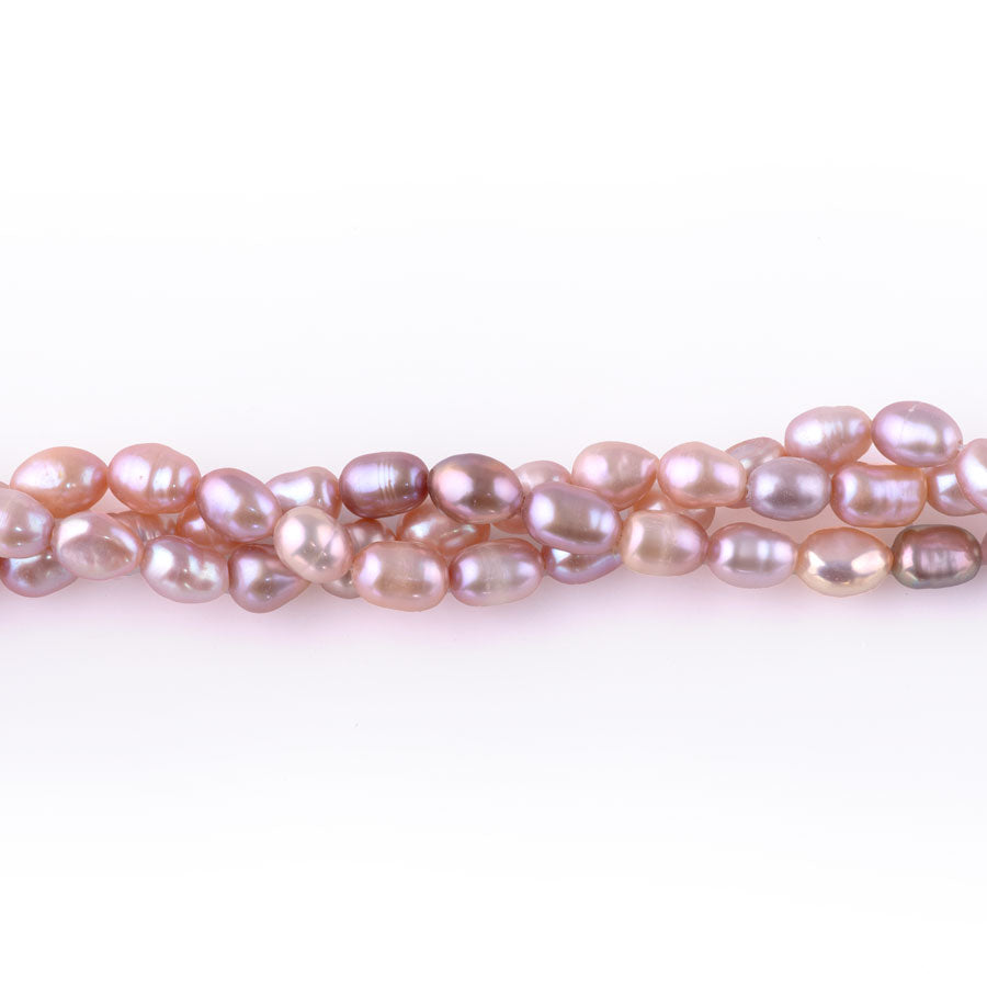 Freshwater Pearl 6-6.5mm Rice Pink - 15-16 Inch