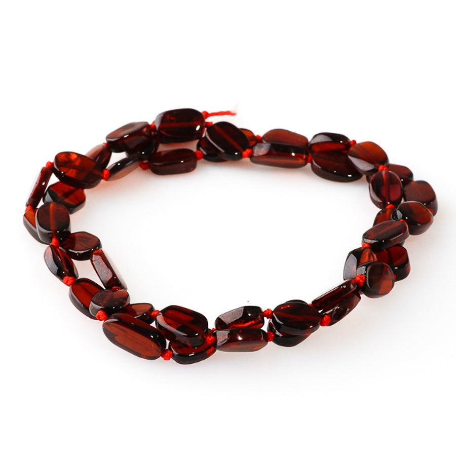 Red Garnet 7x10mm Oval - 15-16 Inch