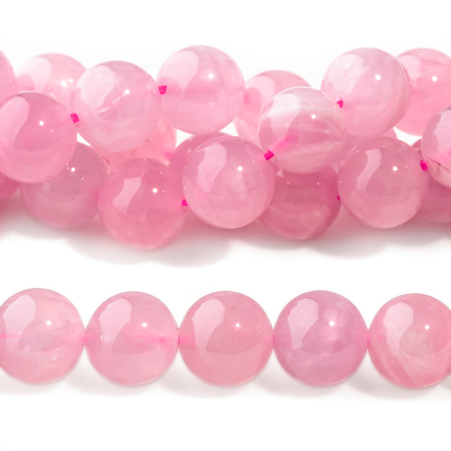 Rose Quartz 10mm RoundA Grade - 15-16 Inch