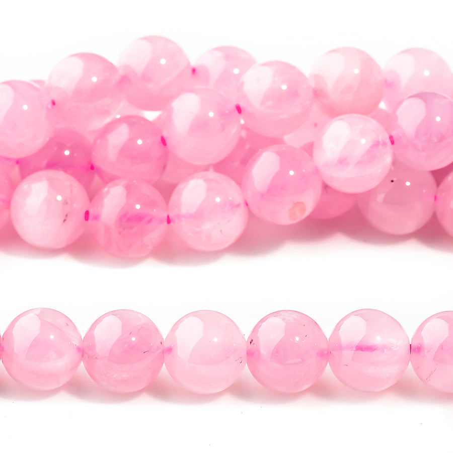 Rose Quartz 8mm RoundA Grade - 15-16 Inch