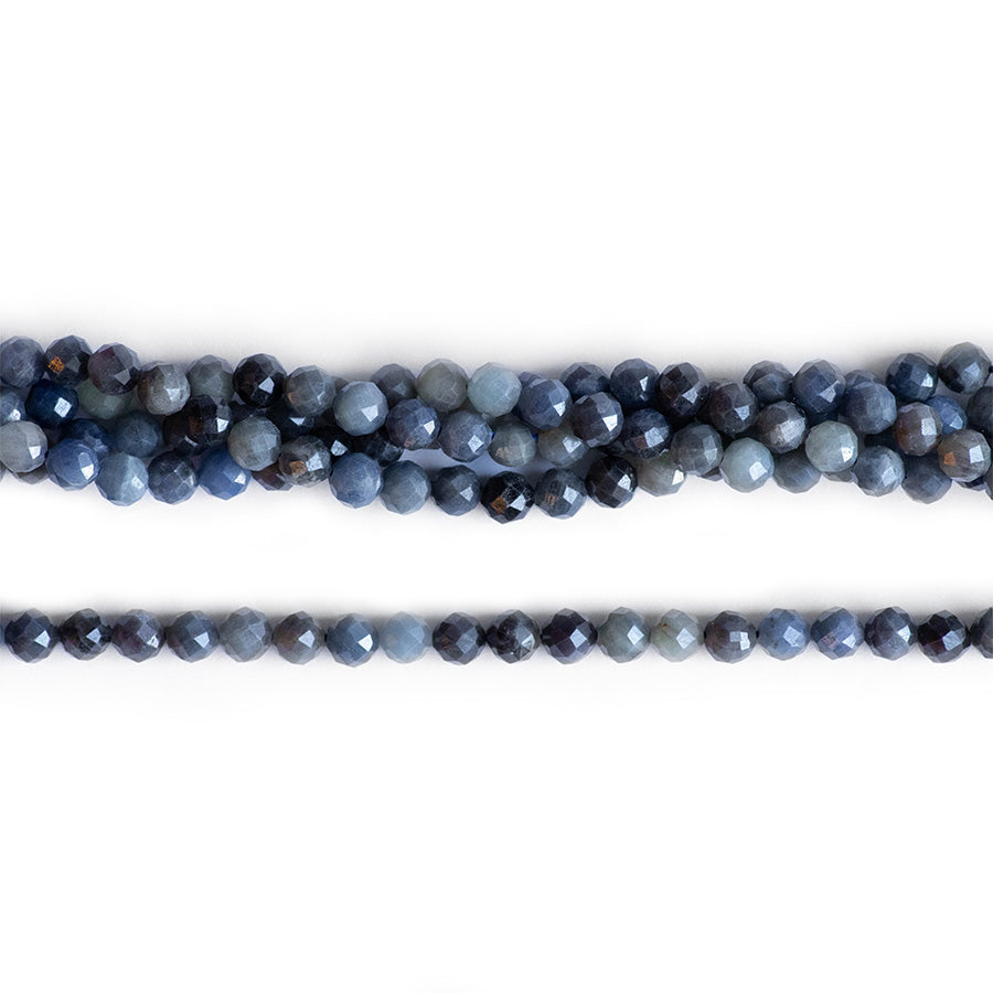 Sapphire 6mm Faceted Round - 15-16 Inch