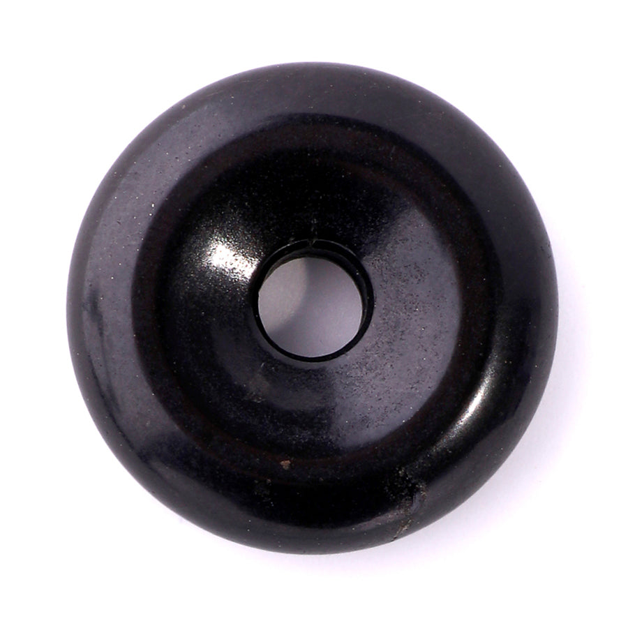 Shungite  20mm Donut - Pendant