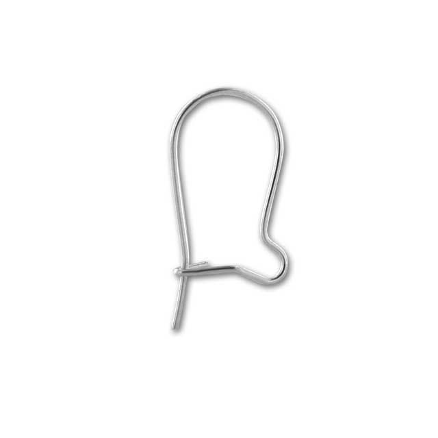 Sterling Silver Kidney Earwire (1 Pair)