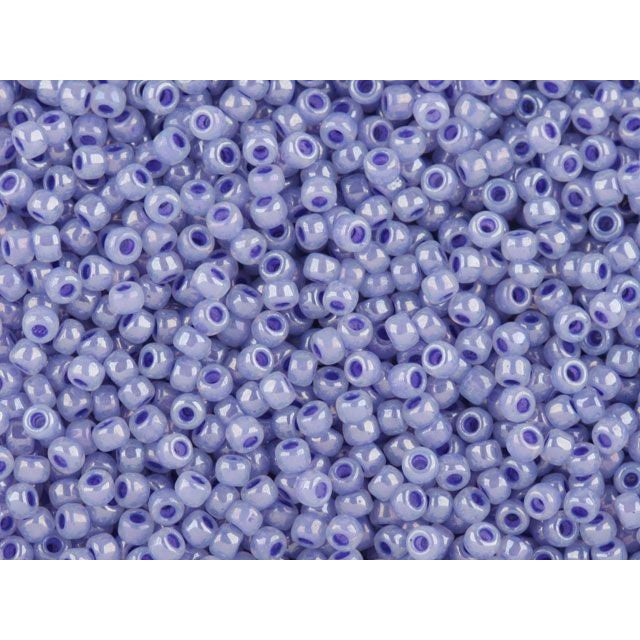 TOHO Bead Round 11/0, Ceylon Virginia Bluebell, 2.5-Inch Tube