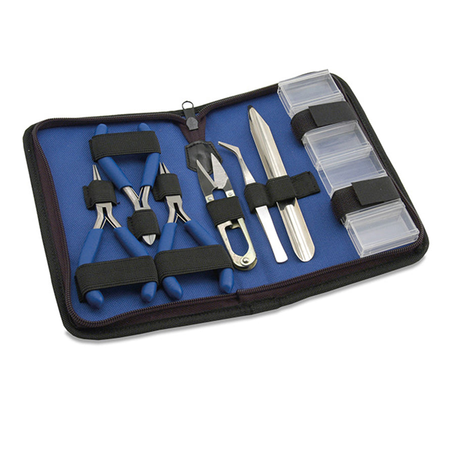 Beadalon Econo 7 Piece Travel Tool Kit in Zip Pouch