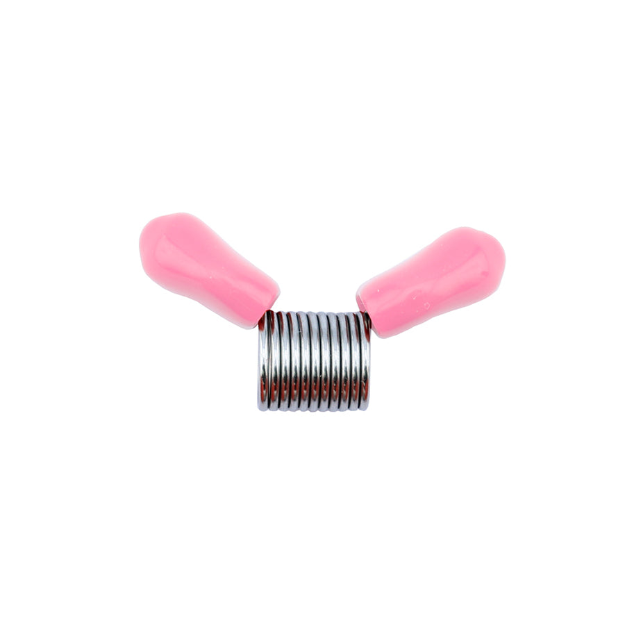 Bead Stoppers with Small Pink Tips - 9 Pack