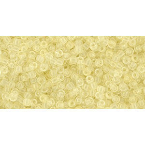 TOHO Round 11/0, Tube 2.5" : HYBRID Lt Sueded Gold Lt Lame