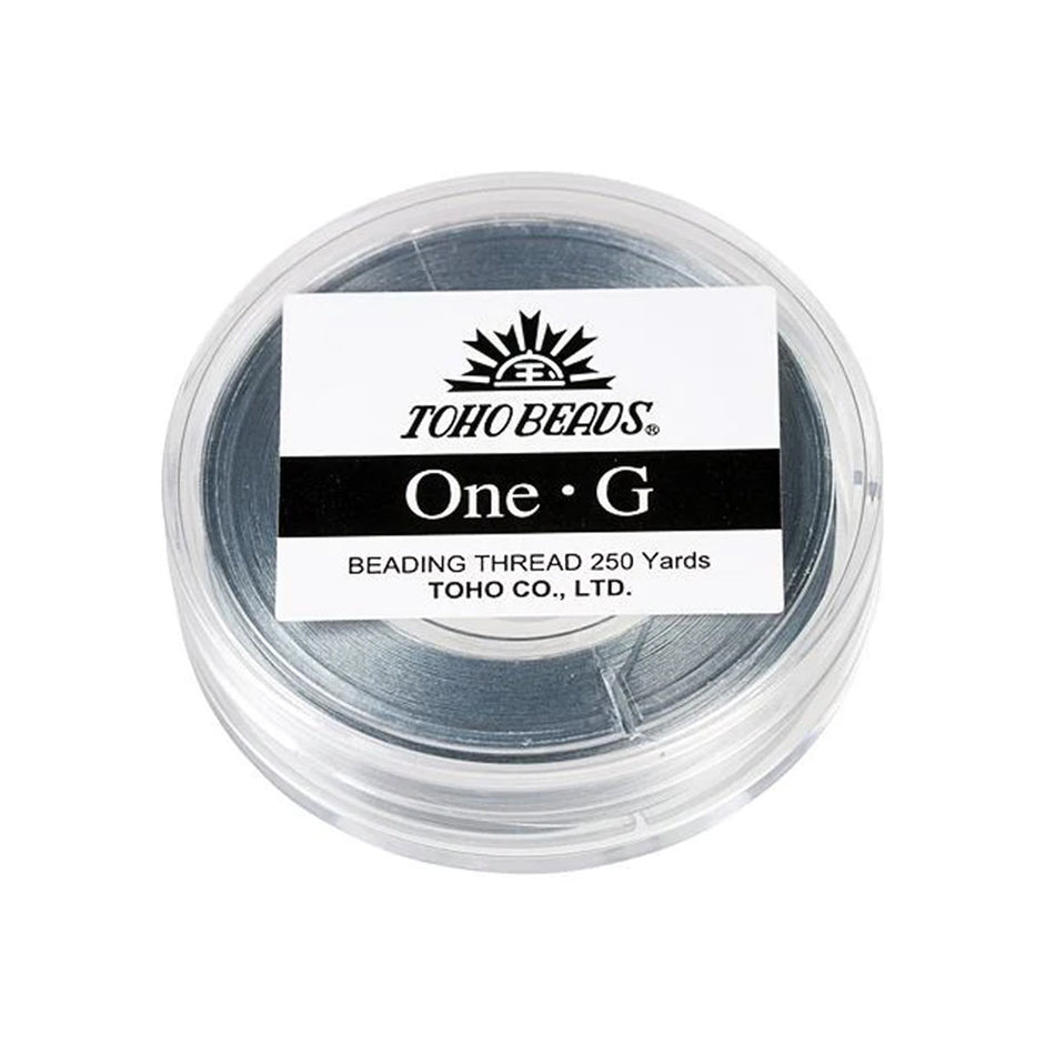 TOHO One-G Thread 250 Yard Spool, Gray