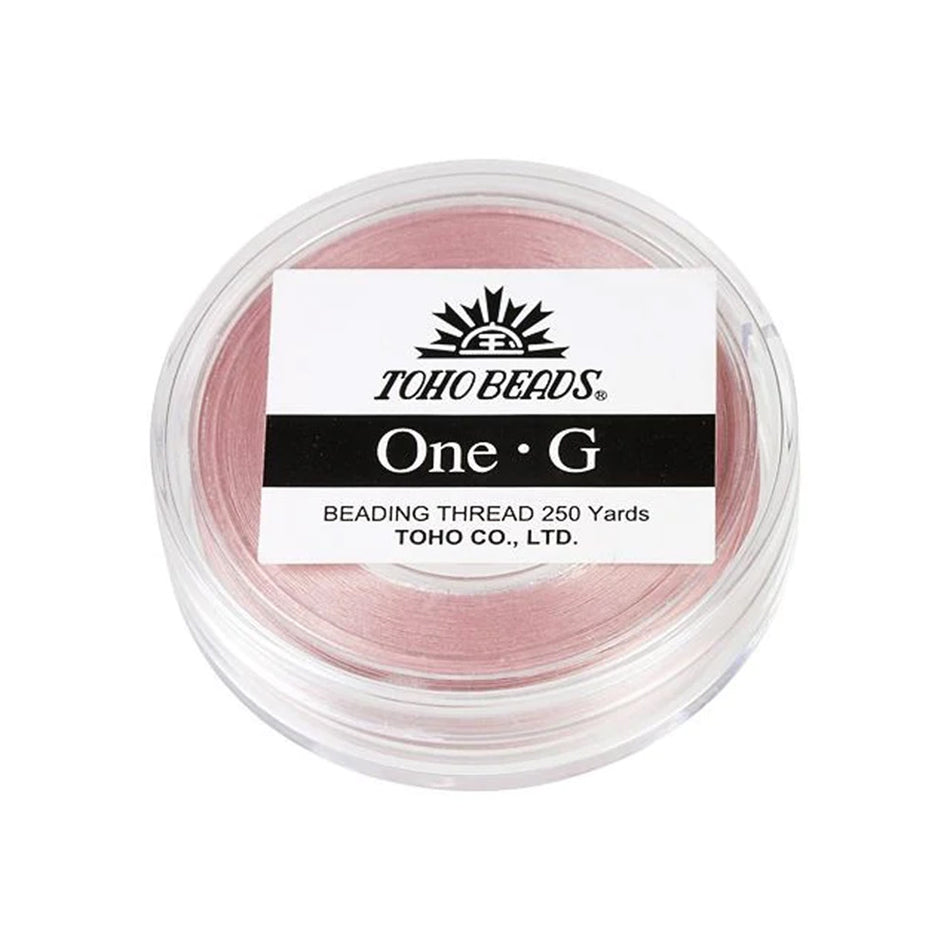 TOHO One-G Thread 250 Yard Spool, Pink