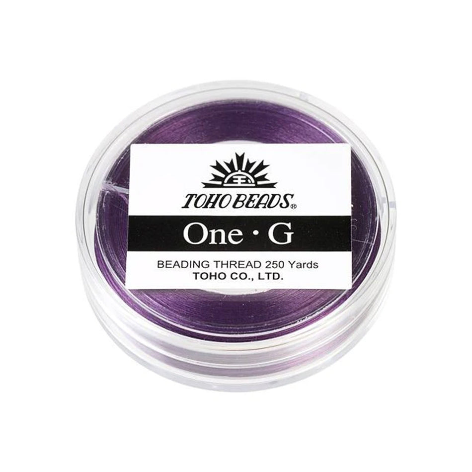 TOHO One-G Thread 250 Yard Spool, Purple