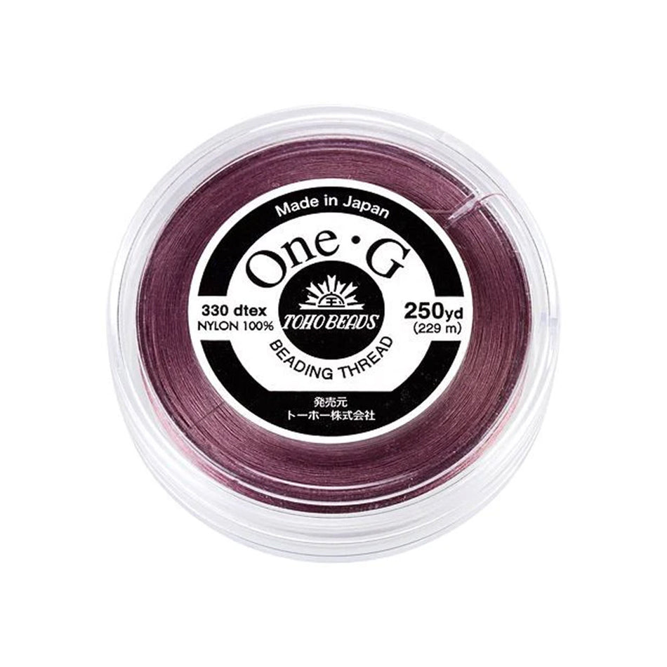 TOHO One-G Thread 250 Yard Spool, Mauve