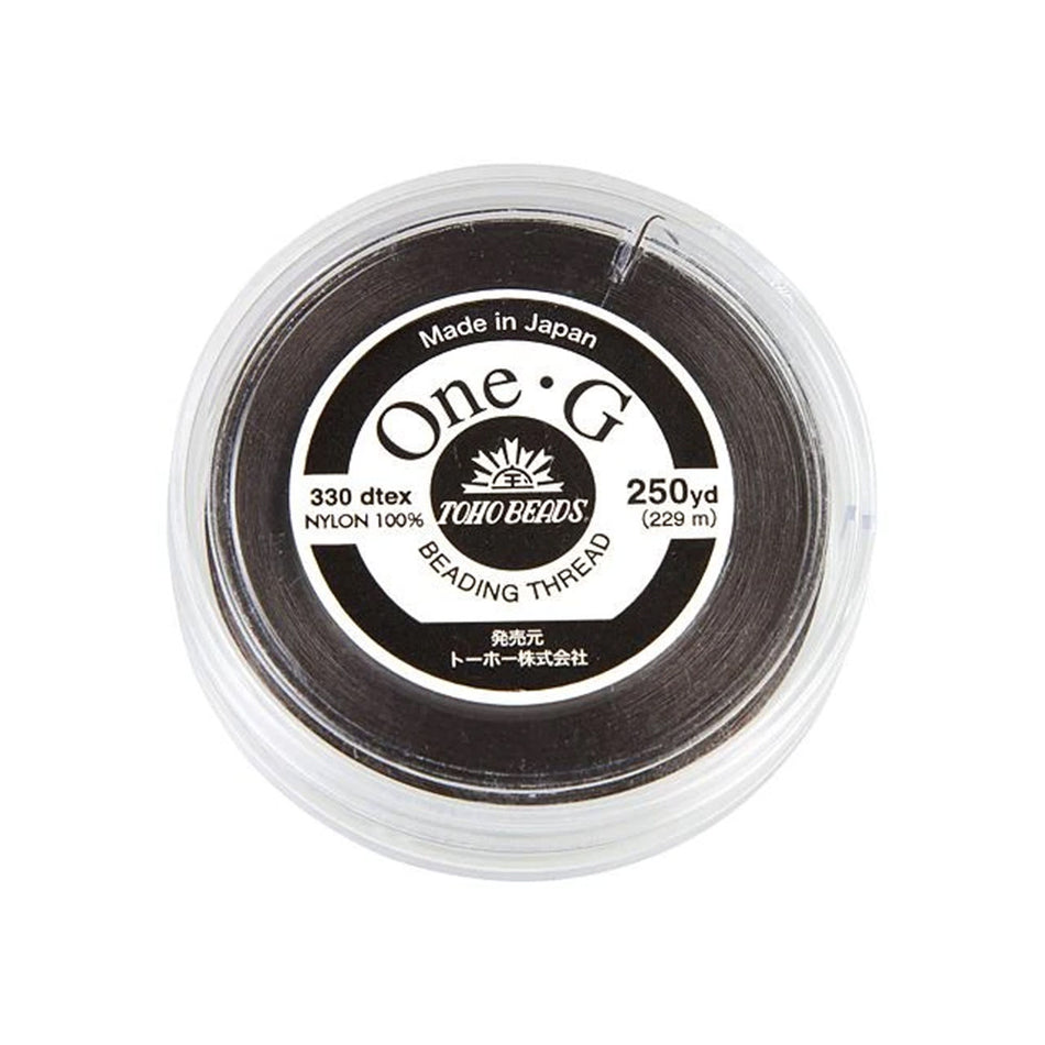 TOHO One-G Thread 250 Yard Spool, Brown