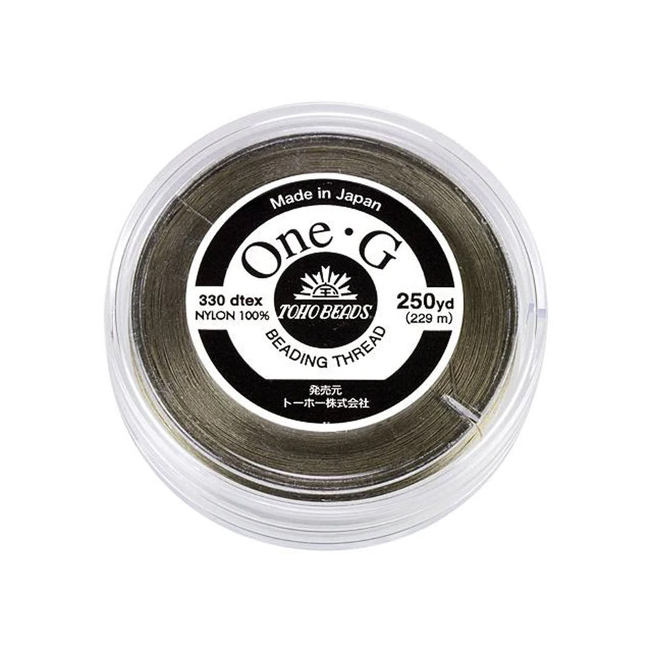 TOHO One-G Thread 250 Yard Spool, Light Khaki