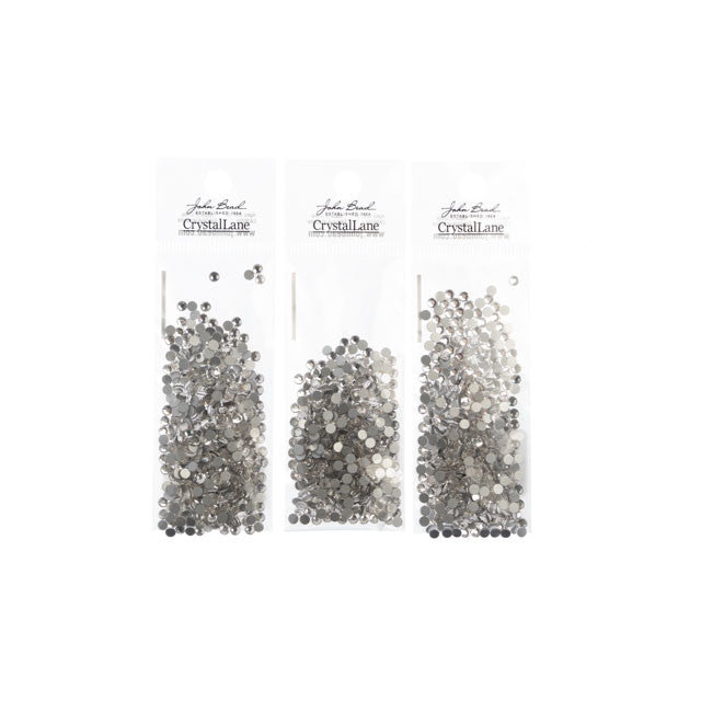 Crystal Lane Flatback Rhinestones ss12 (3mm) - Crystal (432pcs)