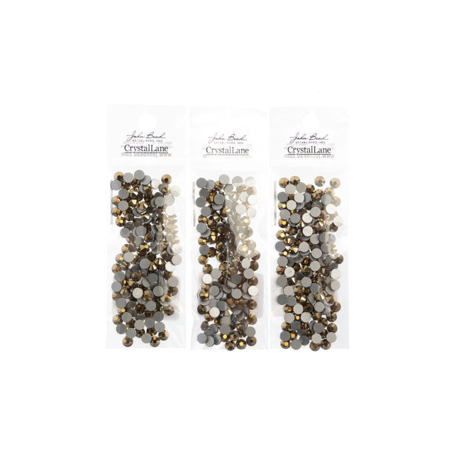 Crystal Lane Flatback Rhinestones ss20 (4.7mm) - Metallic Gold (144pcs)