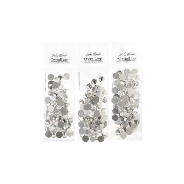 Crystal Lane Flatback Rhinestones ss34 (7.27mm) - Crystal (72pcs)