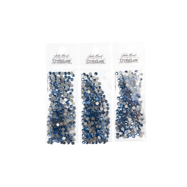 Crystal Lane Flatback Rhinestones ss16 (4mm) - Light Sapphire (288pcs)