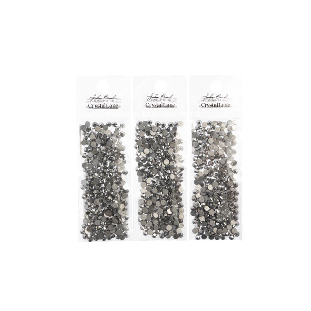 Crystal Lane Flatback Rhinestones ss16 (4mm) - Metallic Silver (288pcs)