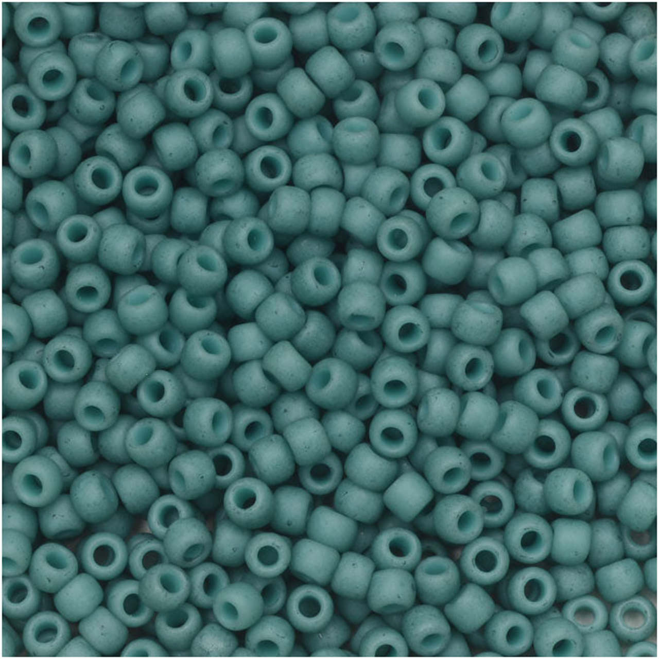 TOHO Bead Round 11/0 Semi-Glazed Turquoise 2.5-Inch Tube