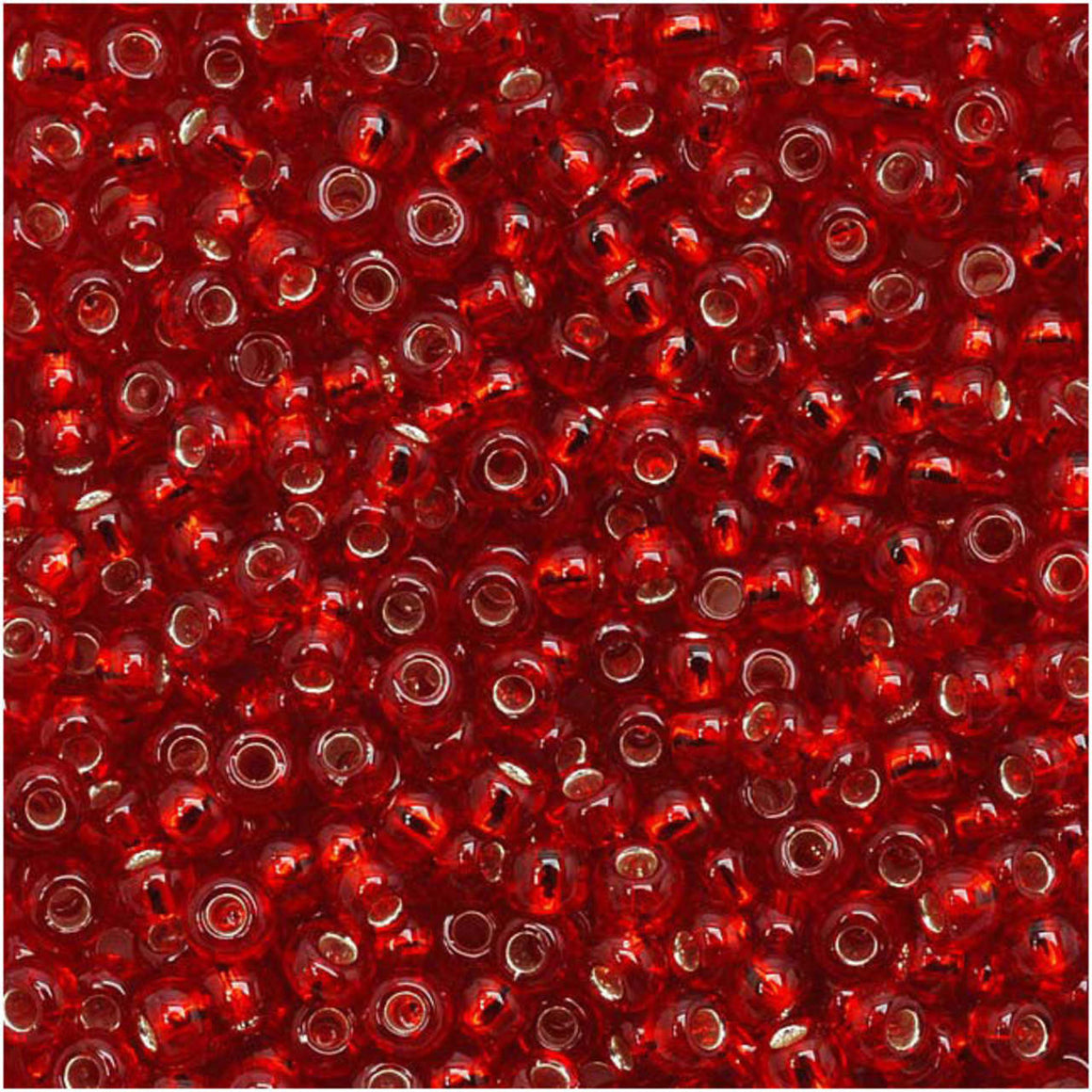 TOHO Bead Round 11/0 Silver-Lined Ruby, 2.5-Inch Tube