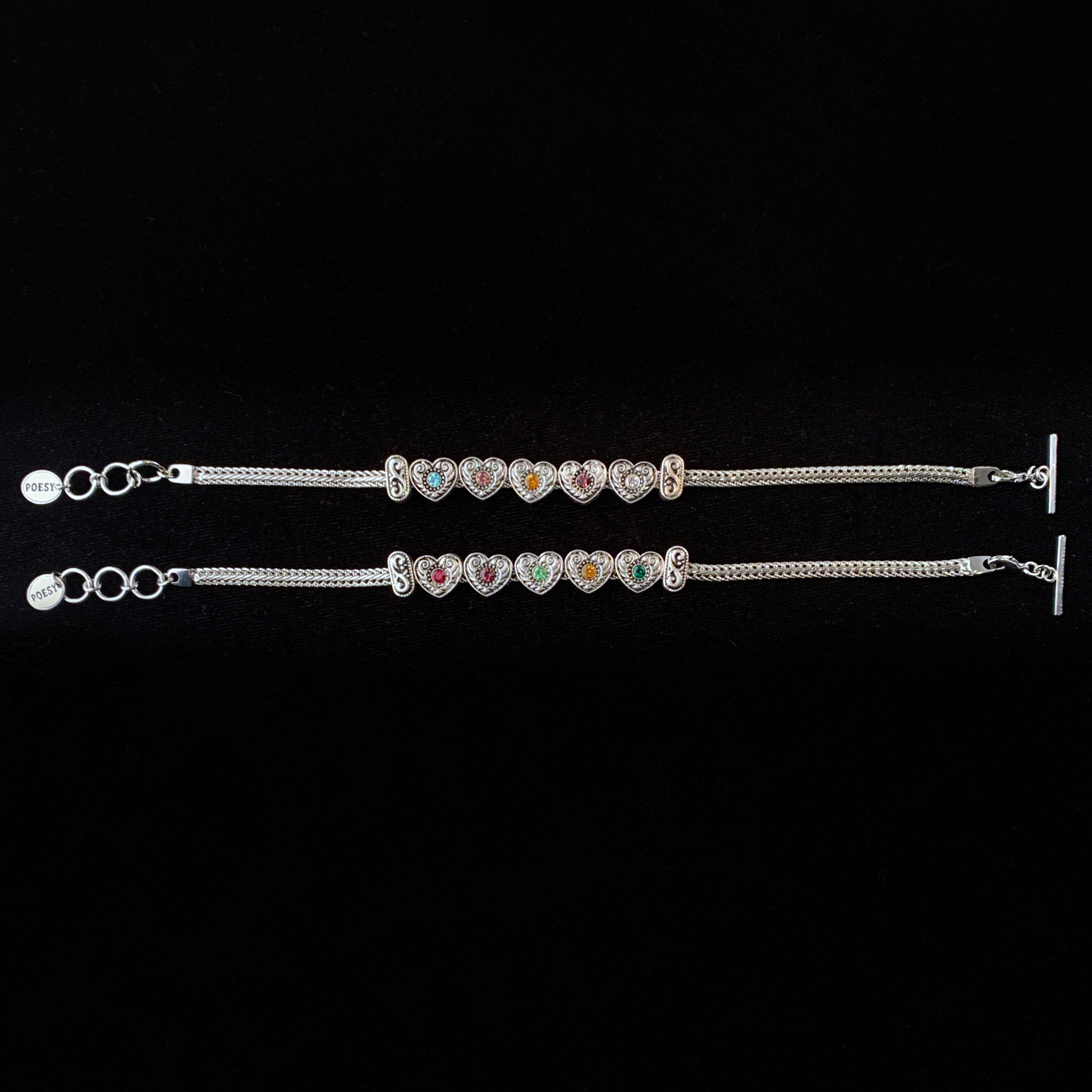 Deal of the Day Heart Slider Charm Mix with Bracelets