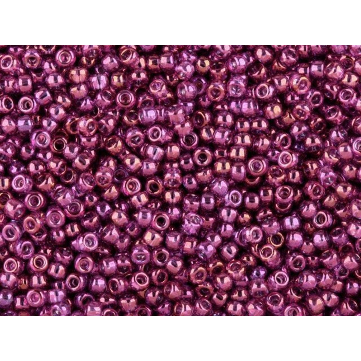 TOHO Bead Round 11/0 Gold-Lustered Violet, 2.5-Inch Tube