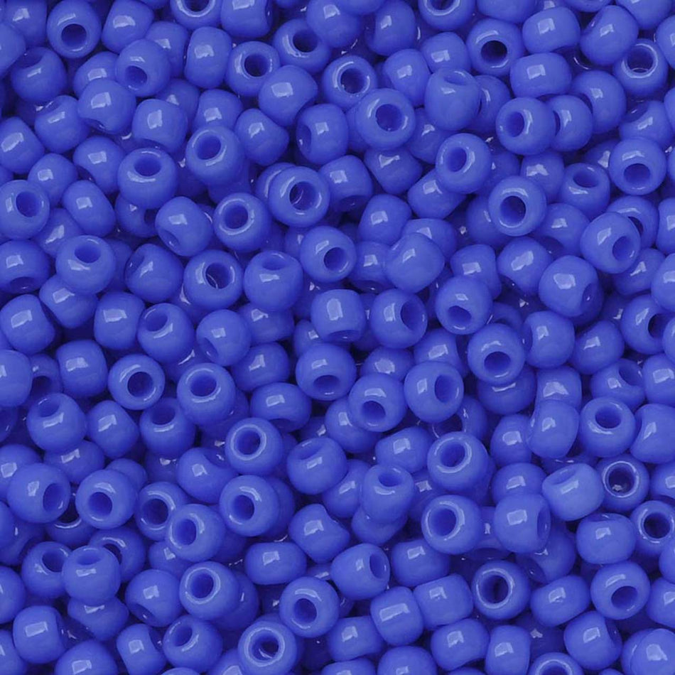 TOHO Bead Round 11/0 Opaque Periwinkle, 2.5-Inch Tube