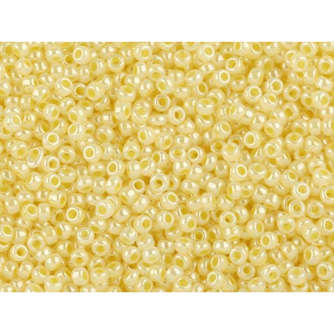 TOHO Bead Round 11/0 Ceylon Daffodil Yellow, 2.5-Inch Tube