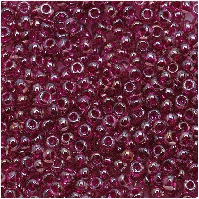 TOHO Round Seed Beads 11/0 356 Lt Amethyst/Fuchsia Lined