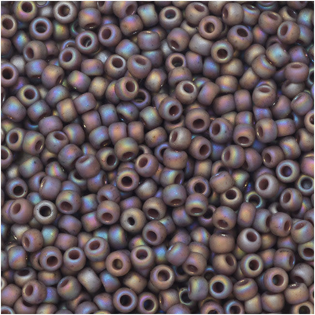 TOHO Seed Beads, Round 11/0, Semi Glazed, Rainbow Lavender