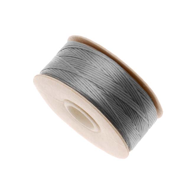 NYMO Nylon Beading Thread Size D for Delica Beads "Grey" 64YD