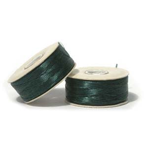 NYMO Nylon Beading Thread Size D for Delica Beads Ever Green 64YD